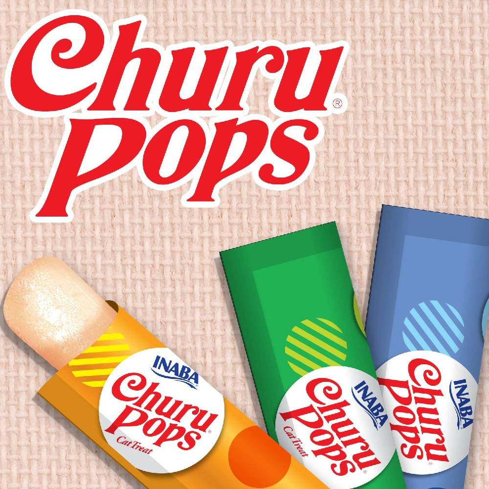 Inaba Churu Pops Cat Treat – Tuna with Chicken, 4 Pcs/Pack