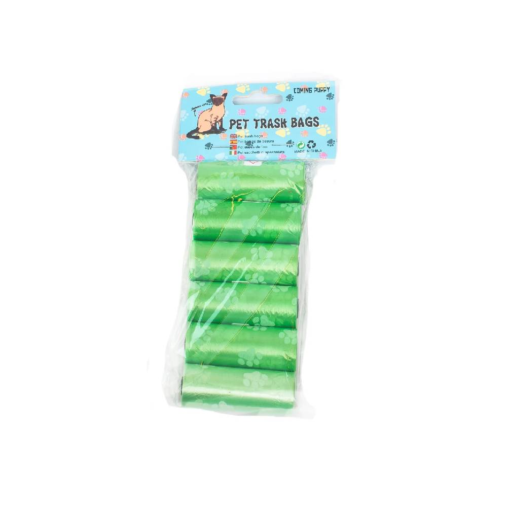 Dog Poo Bags – 6 Rolls of 10 Sheets