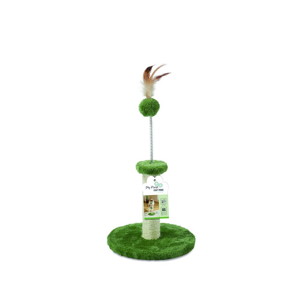 M-PETS My First Cat Tree Feather Kitten Scratching Post