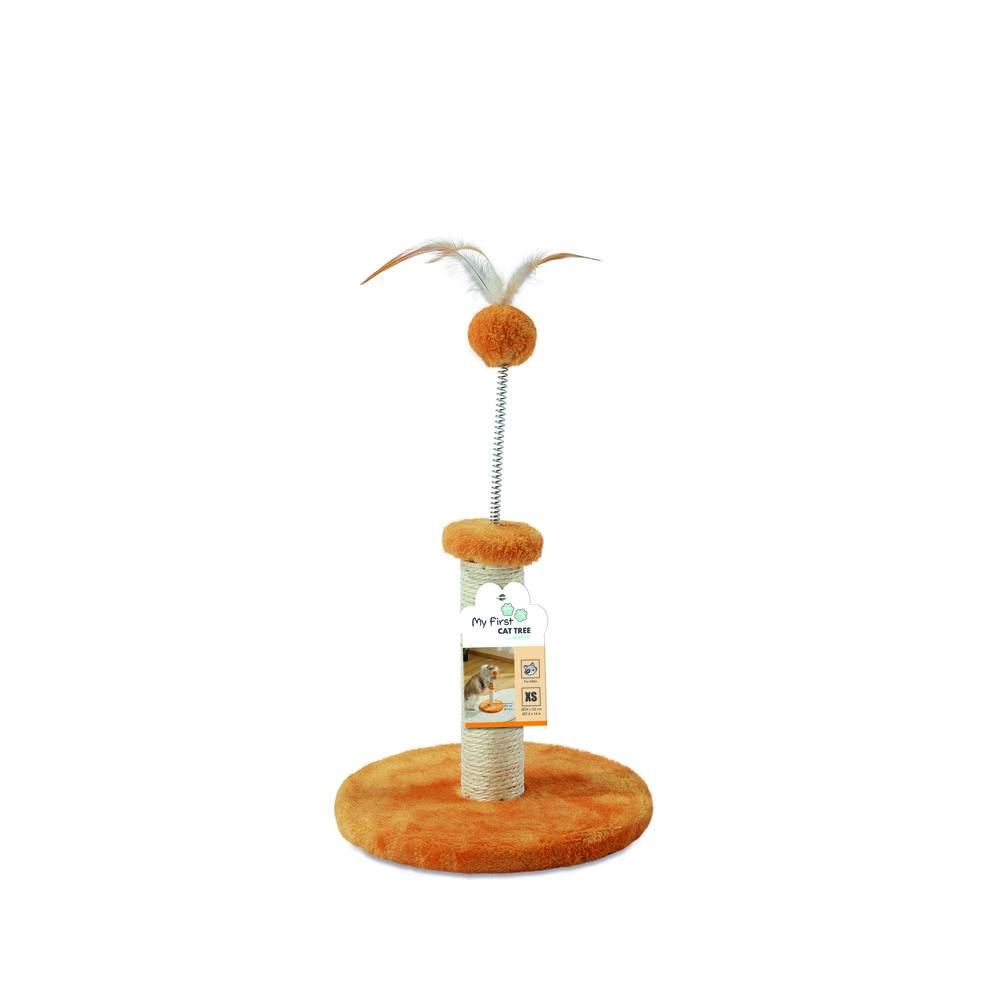 M-PETS My First Cat Tree Feather Kitten Scratching Post
