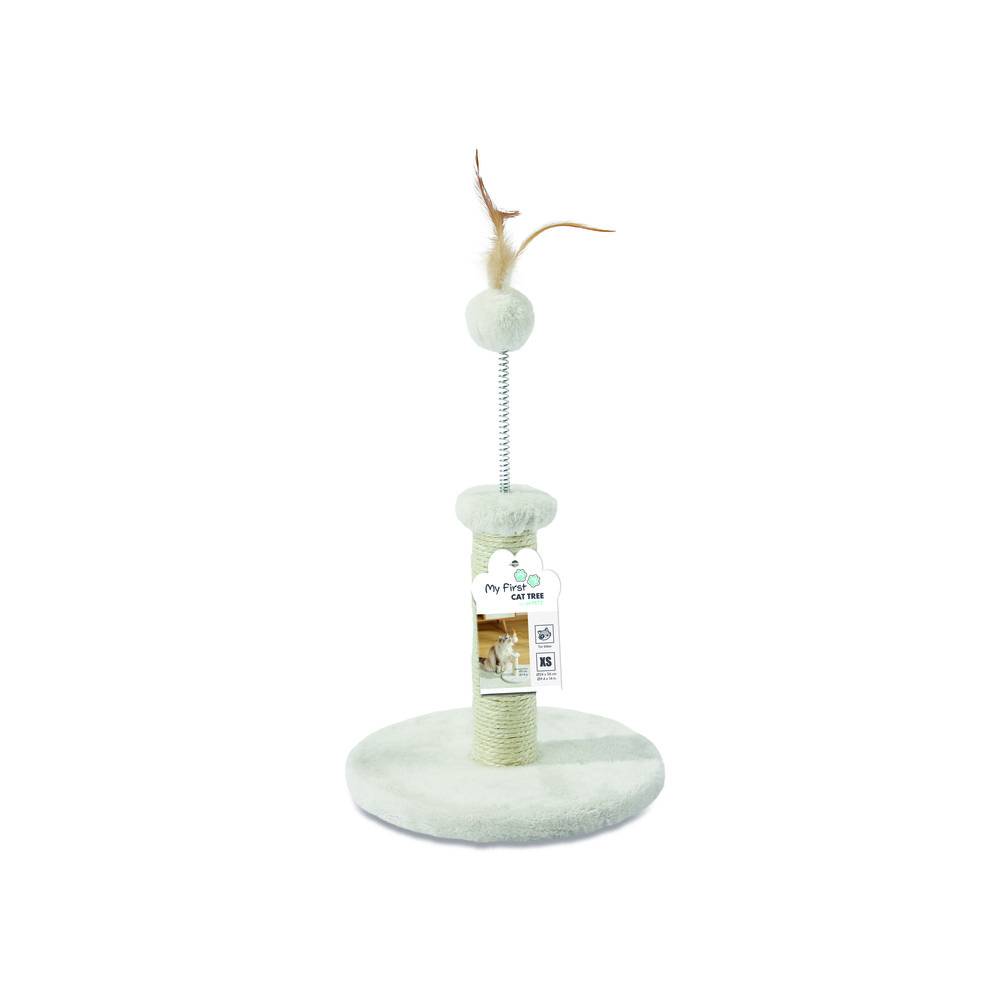 M-PETS My First Cat Tree Feather Kitten Scratching Post