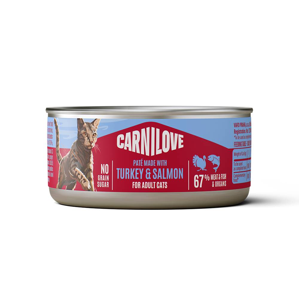 Carnilove Turkey & Salmon Pâté Wet Cat Food 100g
