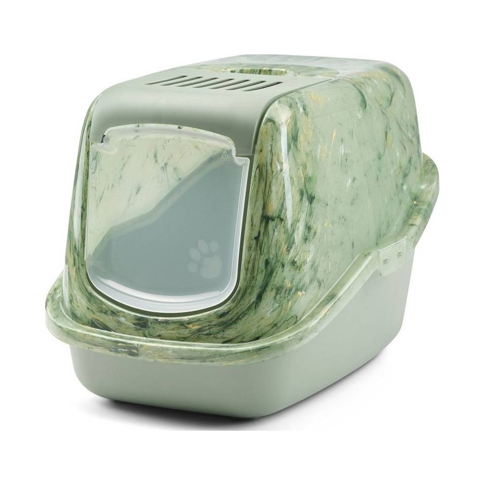 Savic Nestor Marble Hooded Cat Litter Box
