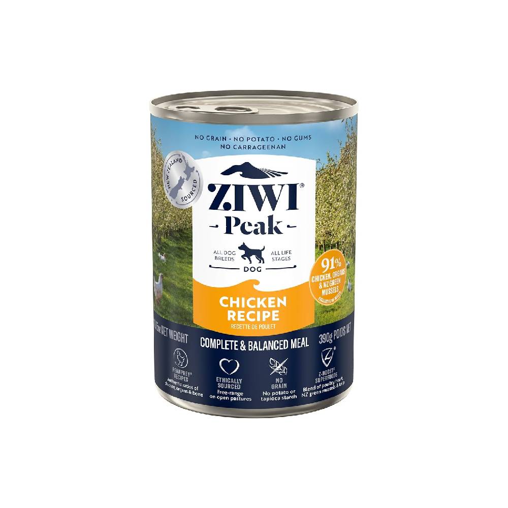 Ziwi Peak Chicken Recipe Canned Dog Food 390 g