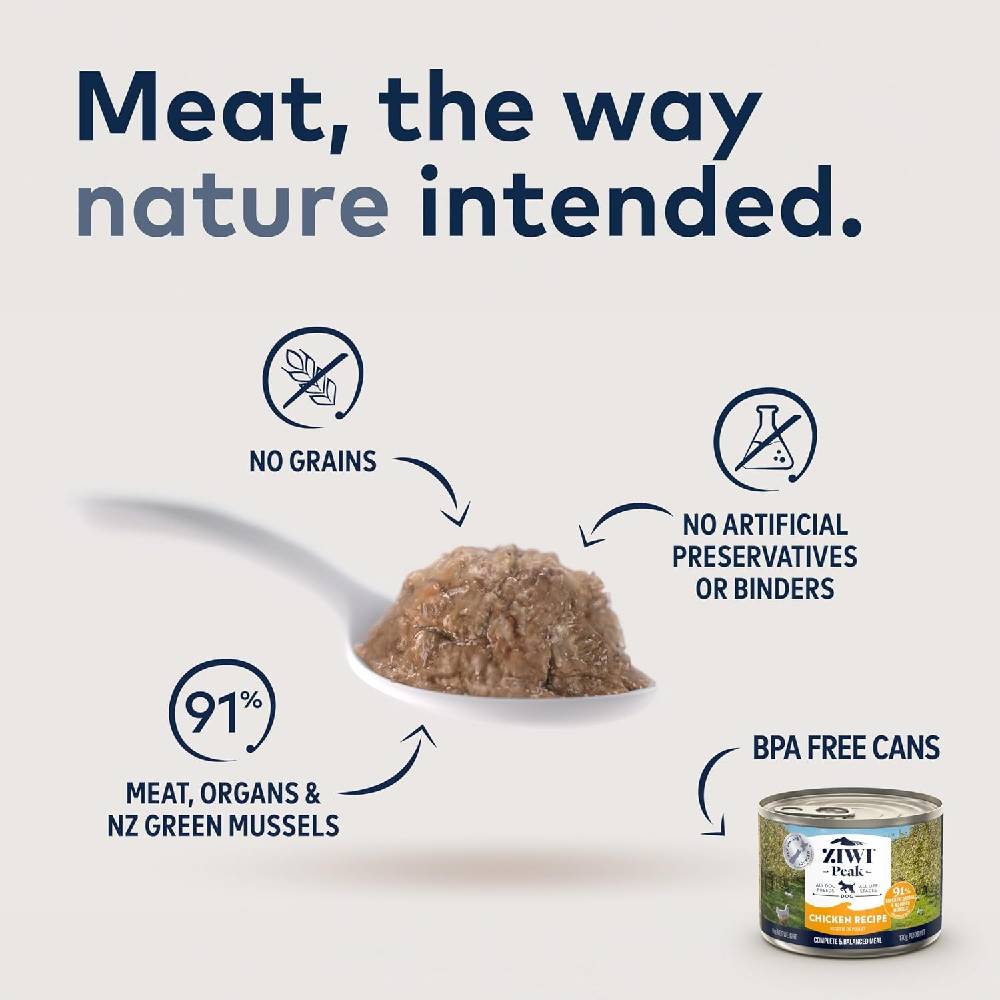 Ziwi Peak Mackerel & Lamb Canned Cat Food 185 g