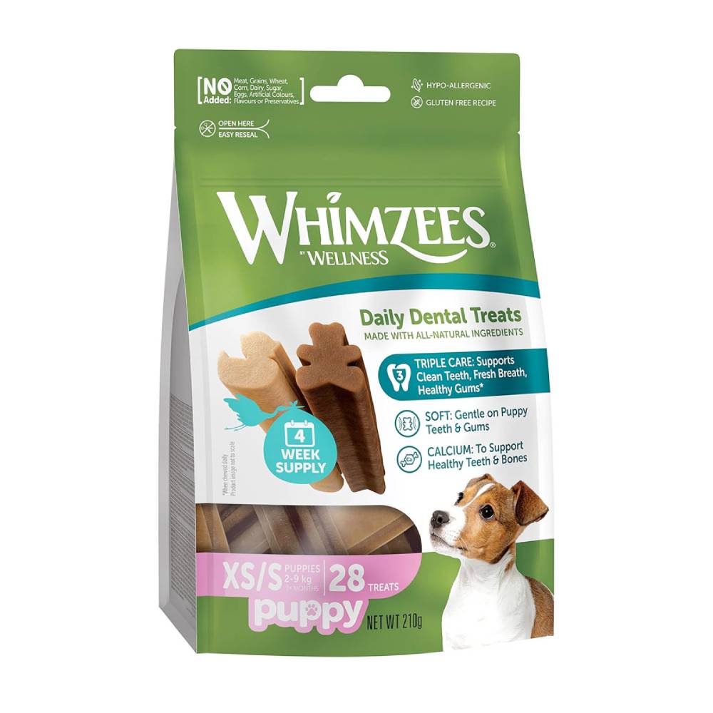 WHIMZEES Puppy Stix Dental Dog Chews XS/S 28 Pack