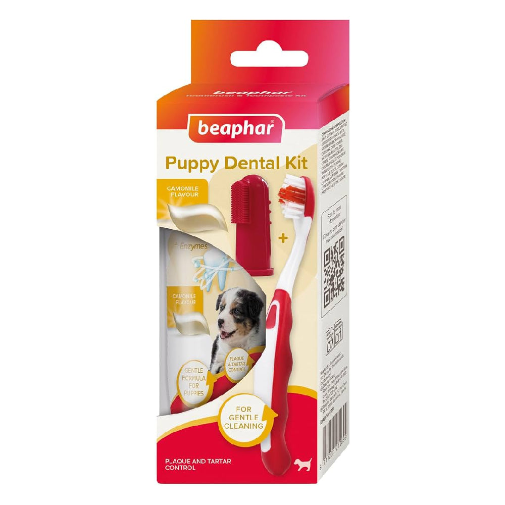 Beaphar Puppy Dental Kit with Toothpaste & Toothbrush 50 g