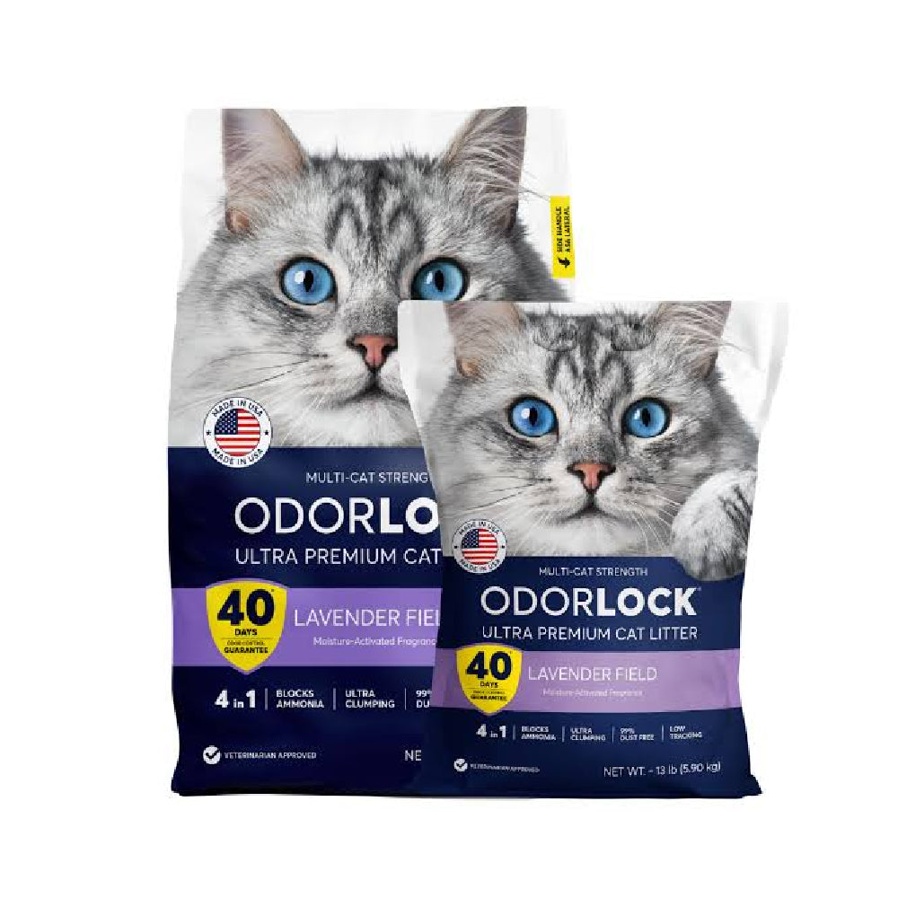 Intersand OdourLock Lavender Clumping Cat Litter