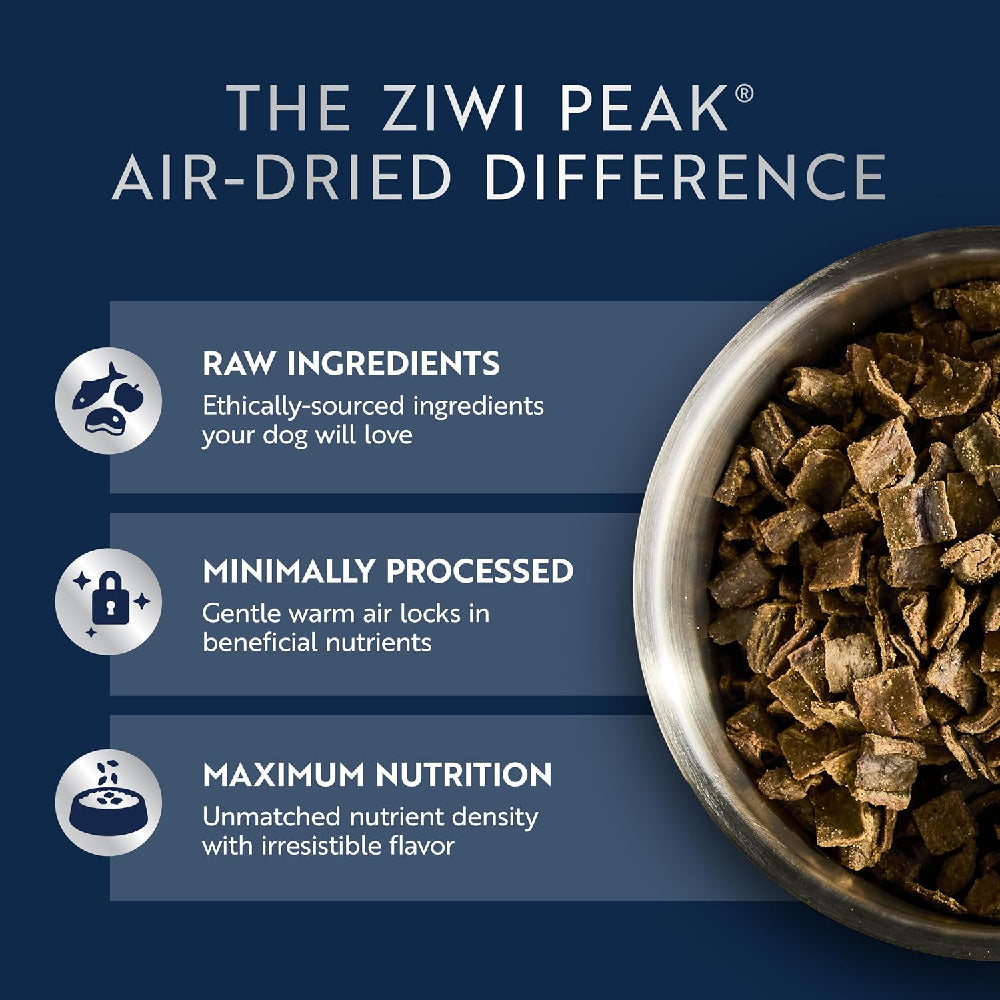 ZIWI Peak Air-Dried Mackerel & Lamb Dog Food 2.5 kg