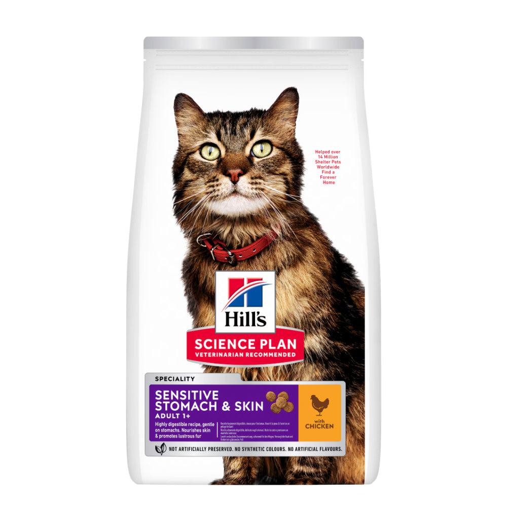 Hill's Science Plan Sensitive Stomach & Skin Chicken Cat Food 3 kg