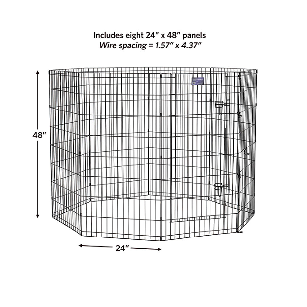 Midwest LifeStages MAXLock Dog Exercise Pen 122 cm Black