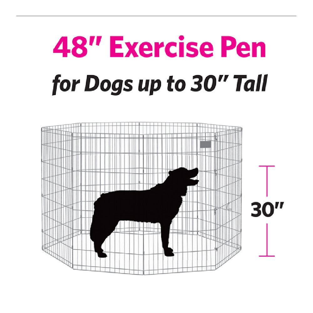 Midwest LifeStages MAXLock Dog Exercise Pen 122 cm Black