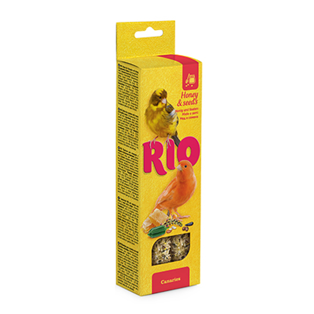 RIO - Sticks For Canaries With Honey And Seeds 2X40G