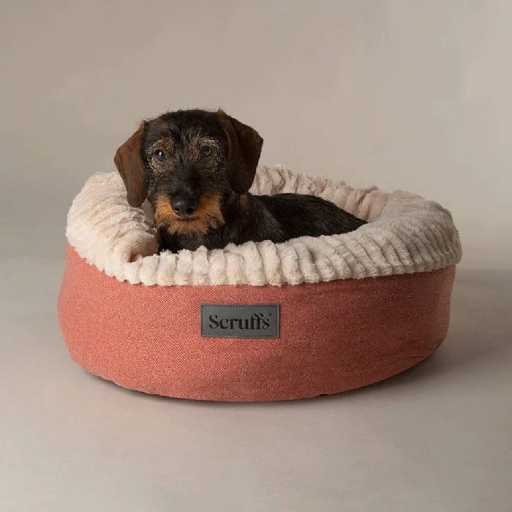 Scruffs - Ellen Donut Dog Bed - Terracotta