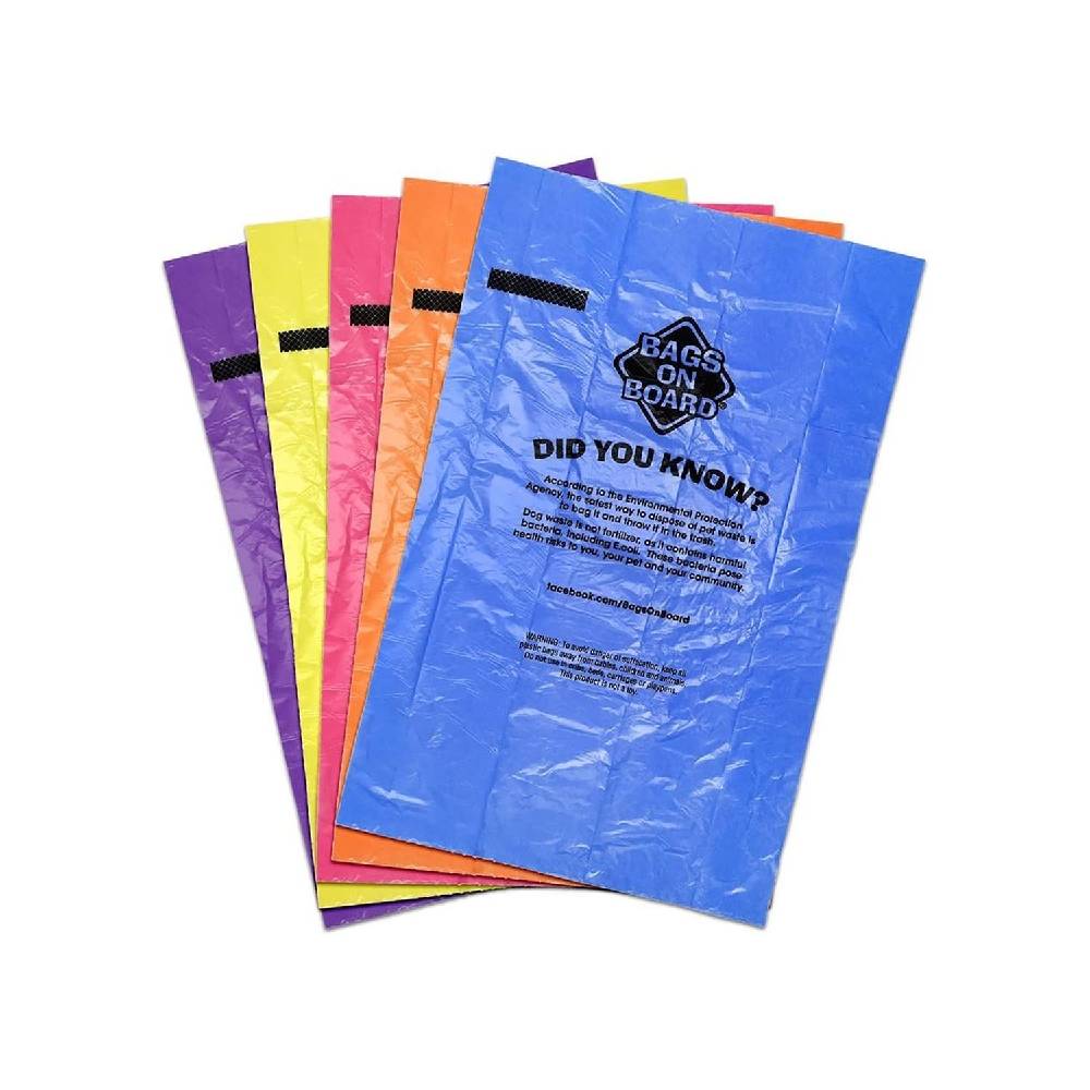 Bags On Board - Rainbow Dog Poop Bags – 140 Bags