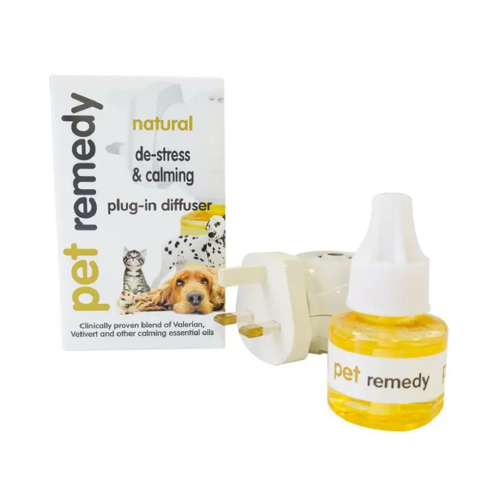 Pet Remedy Plug-In Diffuser Pack (3 Pin) - Natural Calming Solution for Pets