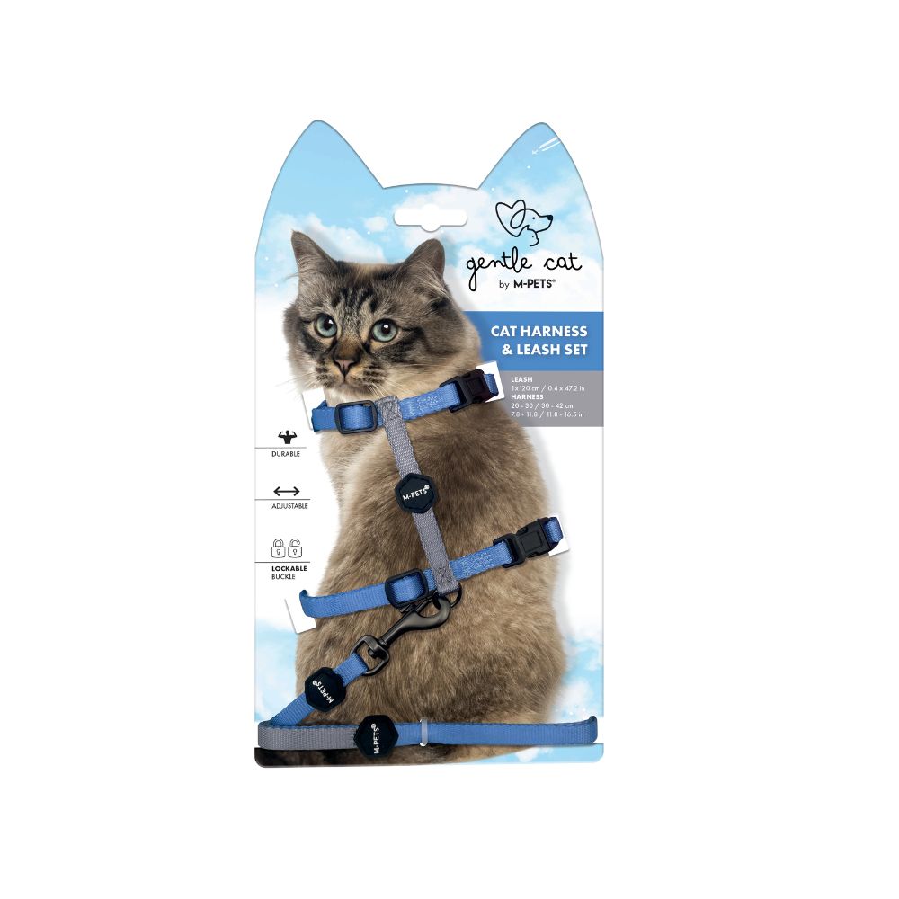 M-PETS - Gentle Cat Harness & Leash Set
