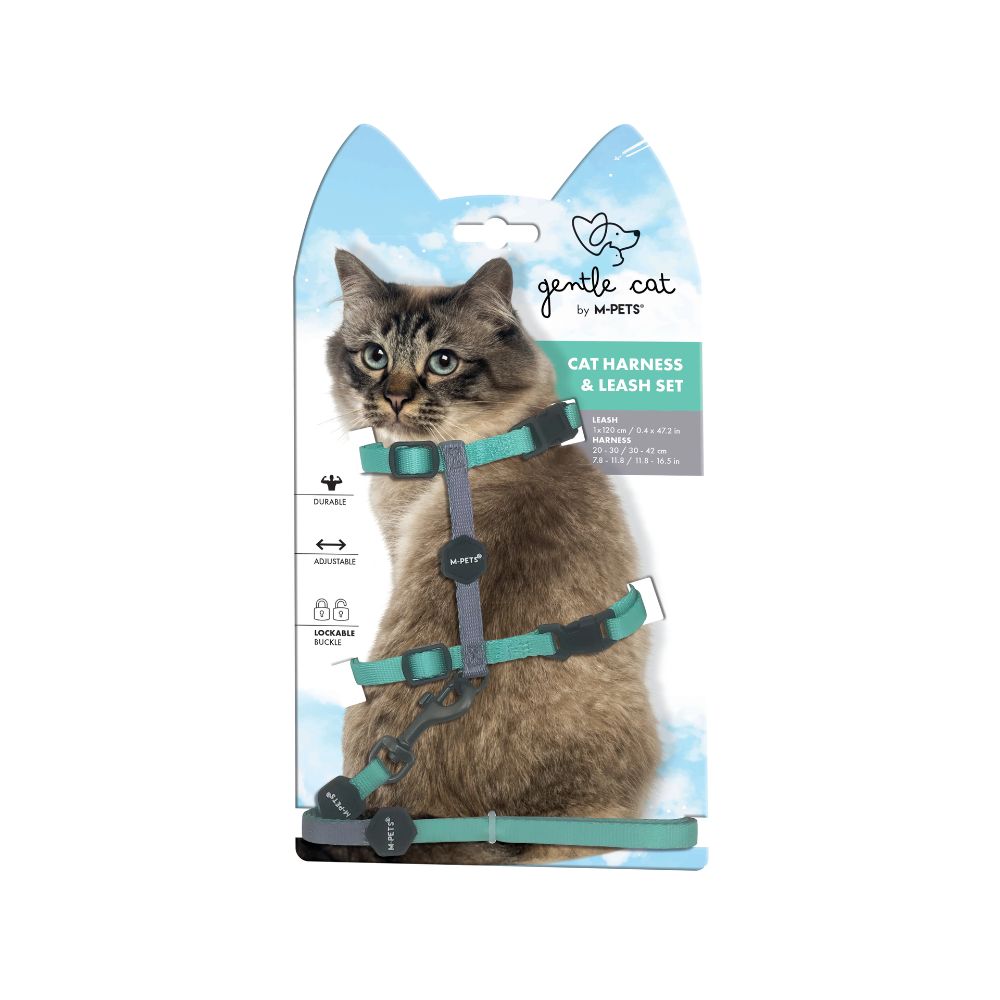M-PETS - Gentle Cat Harness & Leash Set