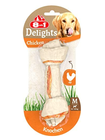 8In1 Delights Bone Chicken Medium For Dogs