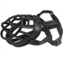 Golden Panda Silicone Muzzle, Black