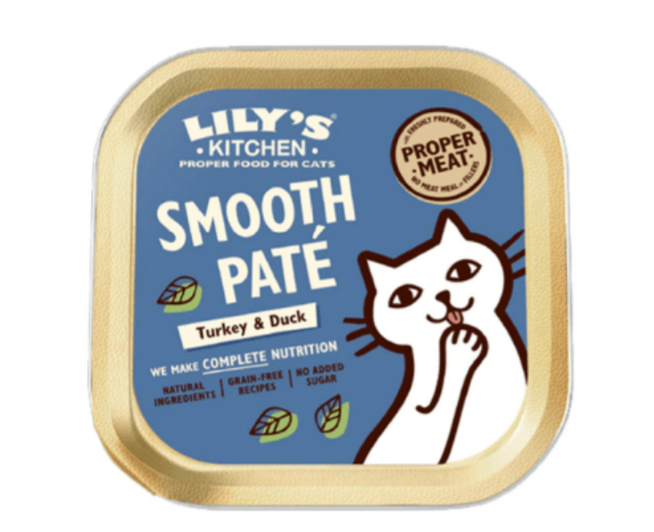 Lily's Kitchen Turkey & Duck Pate Wet Cat Food (85g)