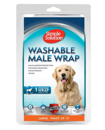 Simple Solution Washable Male Dog Wraps