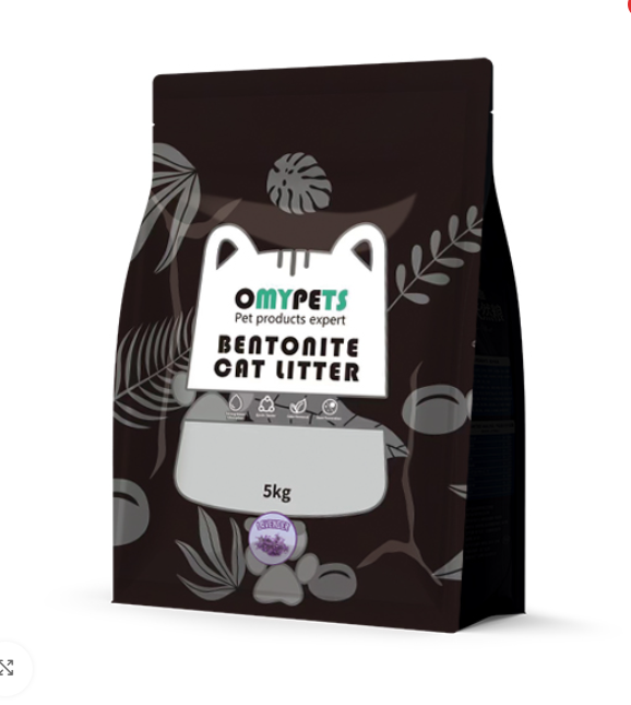 Omypets - Classic Bentonite Clumping Cat Litter Lavender - 5KG