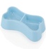 Pets Club Bone Shape Plastic Double Bowl 24.5*13*3.5Cm