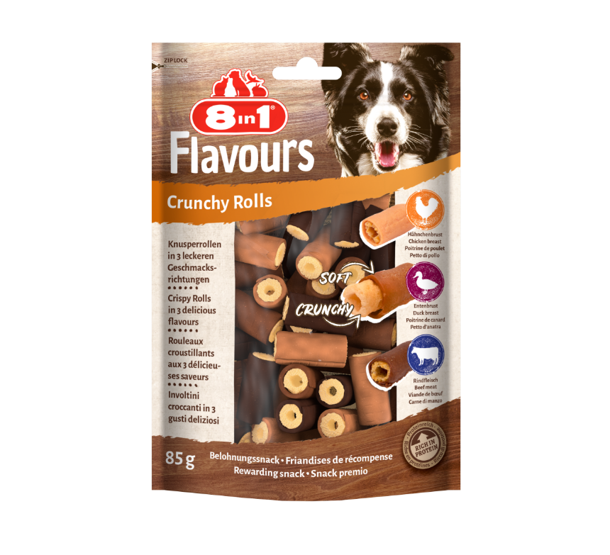 8in1 - Flavours Crunchy Rolls 85 g