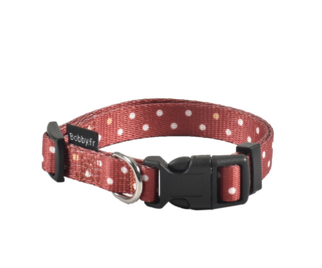 Bobby - Pretty Dog Collar, Brick
