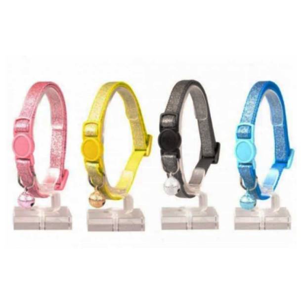 Duvo Cat Collar Nylon Mixed Colors 20-30cm / 10mm - Glitter