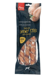 Pets Unlimited - Tricolor Chewy Sticks W/ Ckn L 3PCS