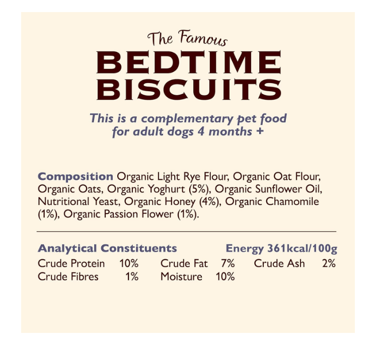 Lily's Kitchen - Bedtime Biscuits Dog Treats (80g)