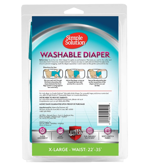 Simple Solution - Washable Diaper Simple Solution - XLarge
