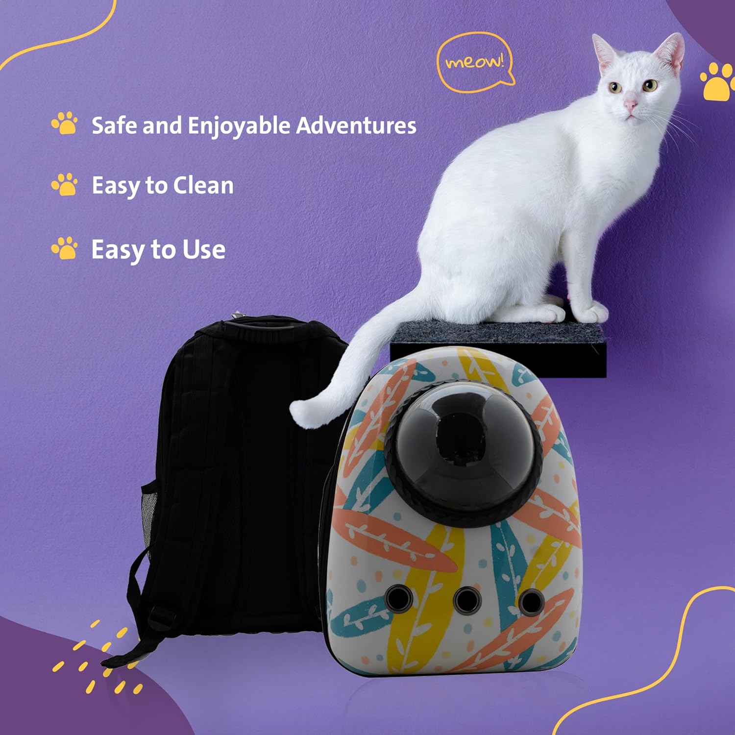 BubbleNest Hard Dome Backpack (14x15x17 CM)