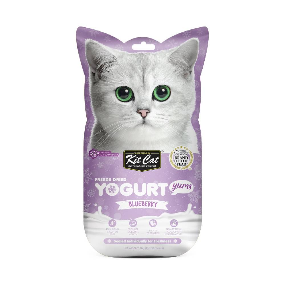 Kit Cat Freeze Dried Yogurt Yums, 10g (1g x 10)