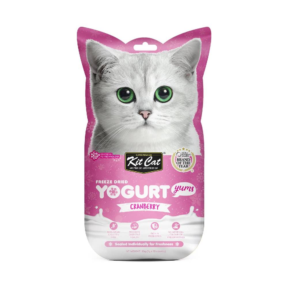Kit Cat Freeze Dried Yogurt Yums, 10g (1g x 10)