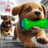 Small Squeaky Dumbbell Toy with Lights - Durable and Fun for Small to Medium Dogs