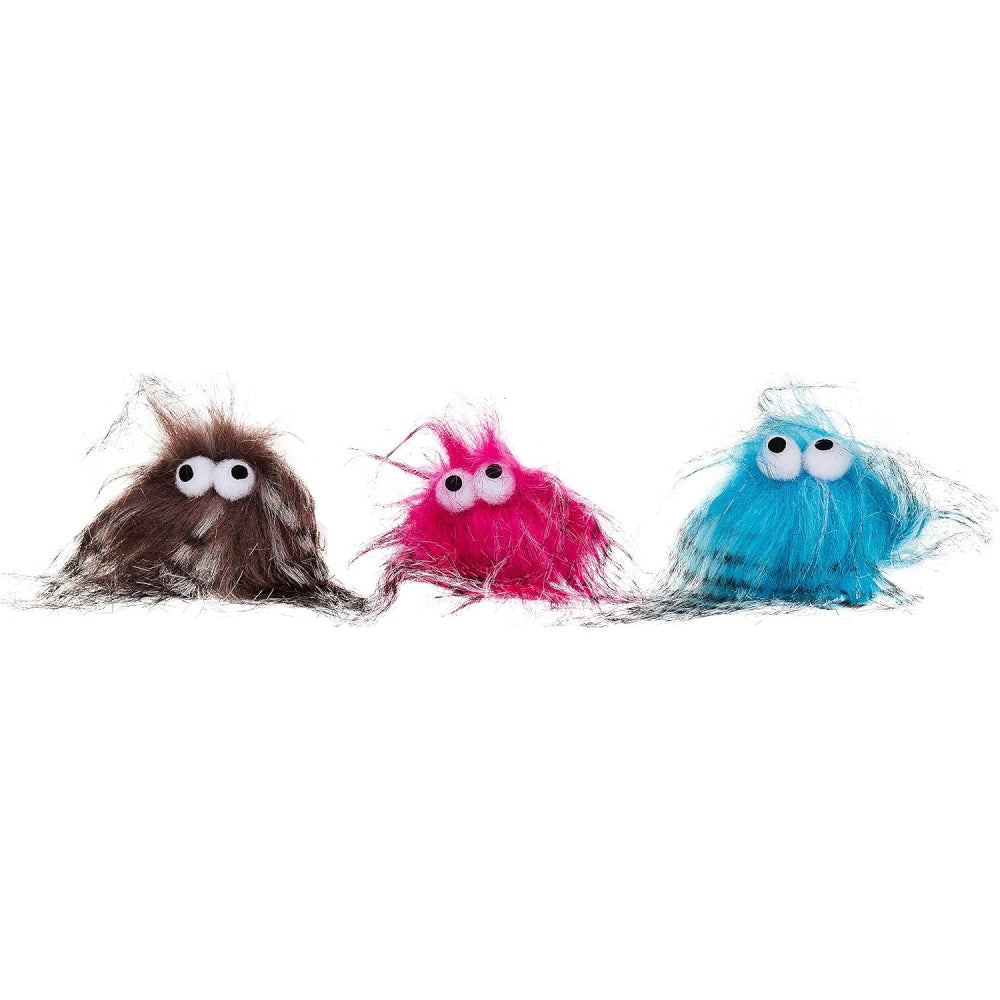 Bergan Turbo Plush Monsters Catnip Cat Toy | 1 Piece, Assorted Colour