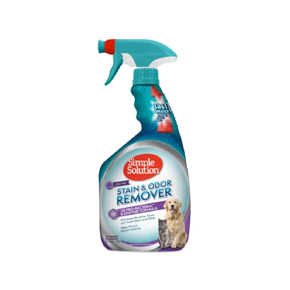 Simple Solution Pet Stain & Odour Remover Floral Fresh 946 ml