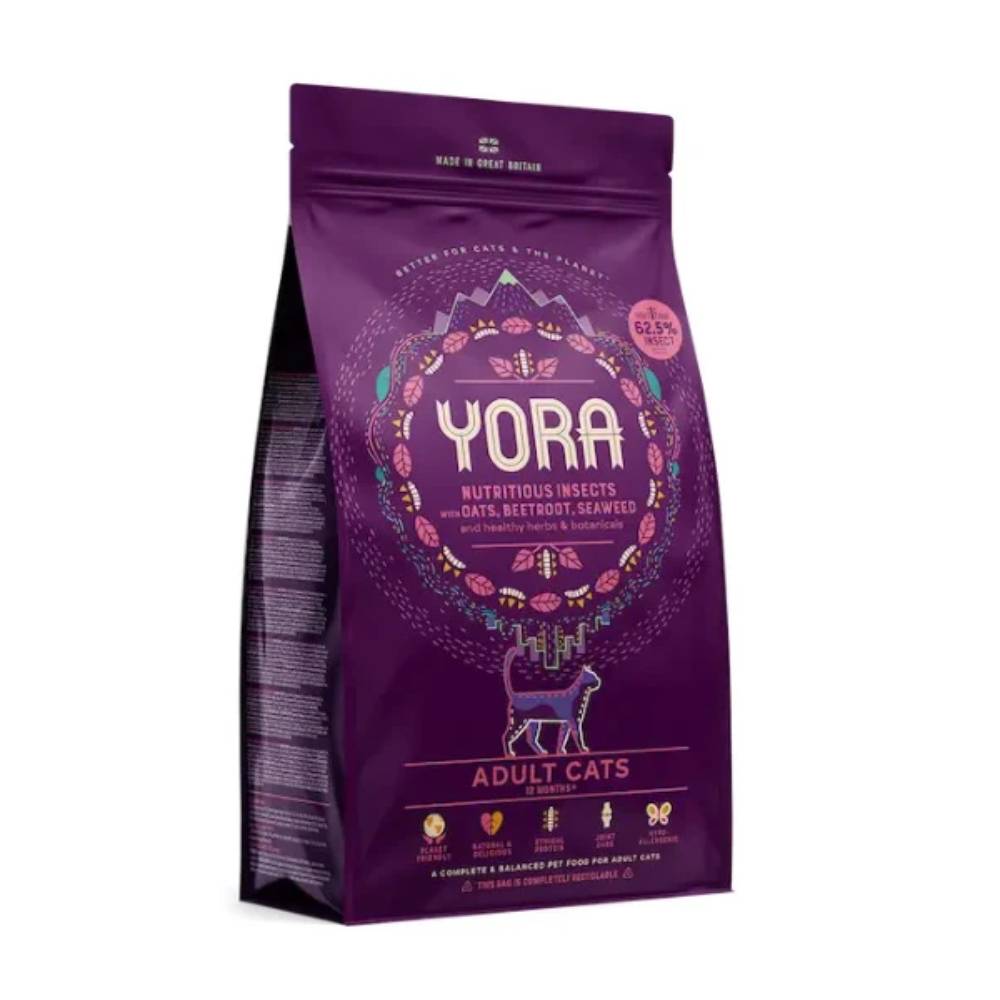 Yora Pet Foods Insect Protein Adult Dry Cat Food 375g