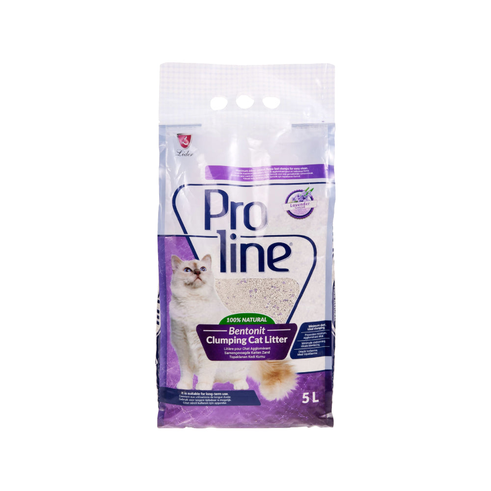 Proline Lavender Bentonite Clumping Cat Litter 5 L