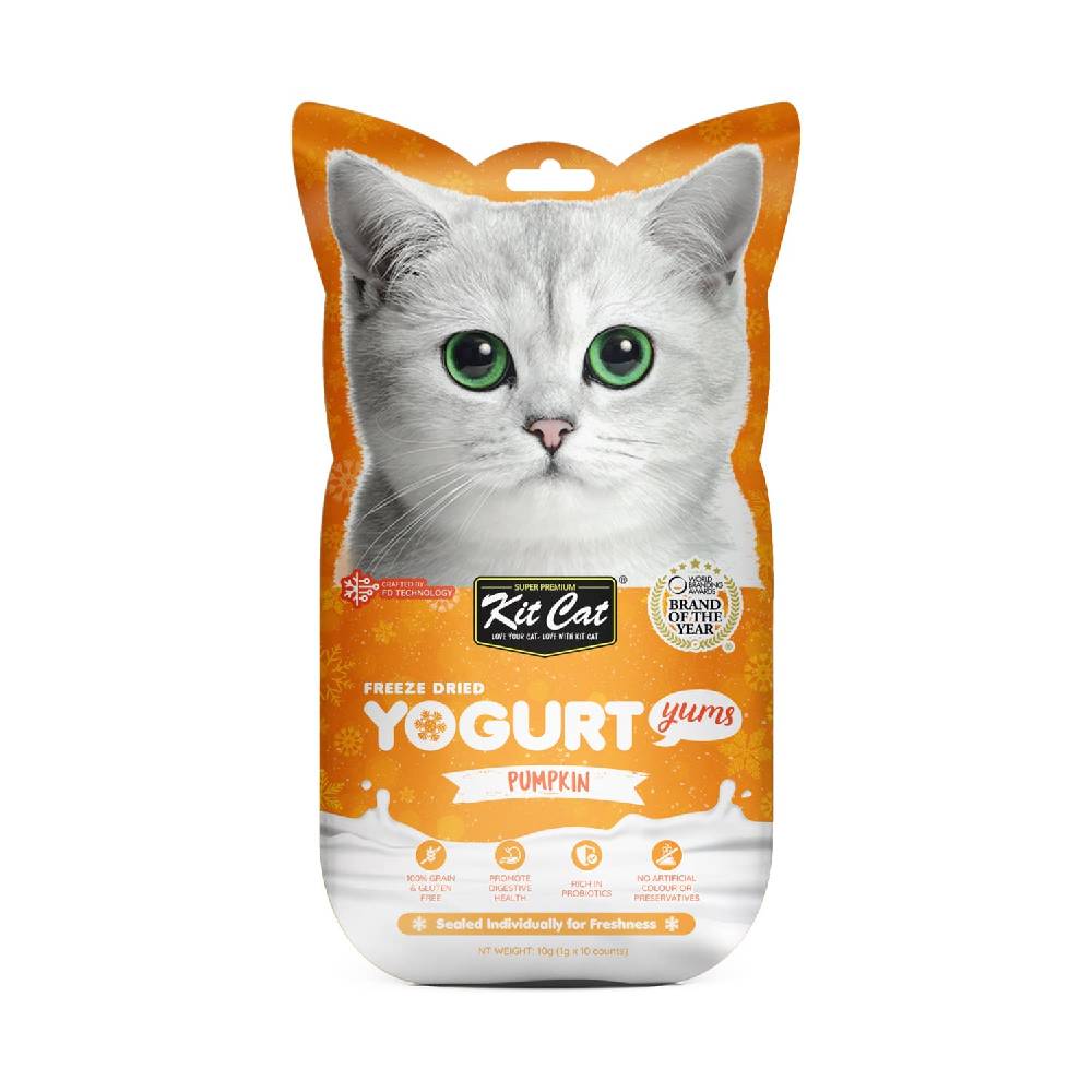 Kit Cat Freeze Dried Yogurt Yums, 10g (1g x 10)