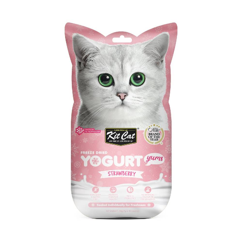 Kit Cat Freeze Dried Yogurt Yums, 10g (1g x 10)