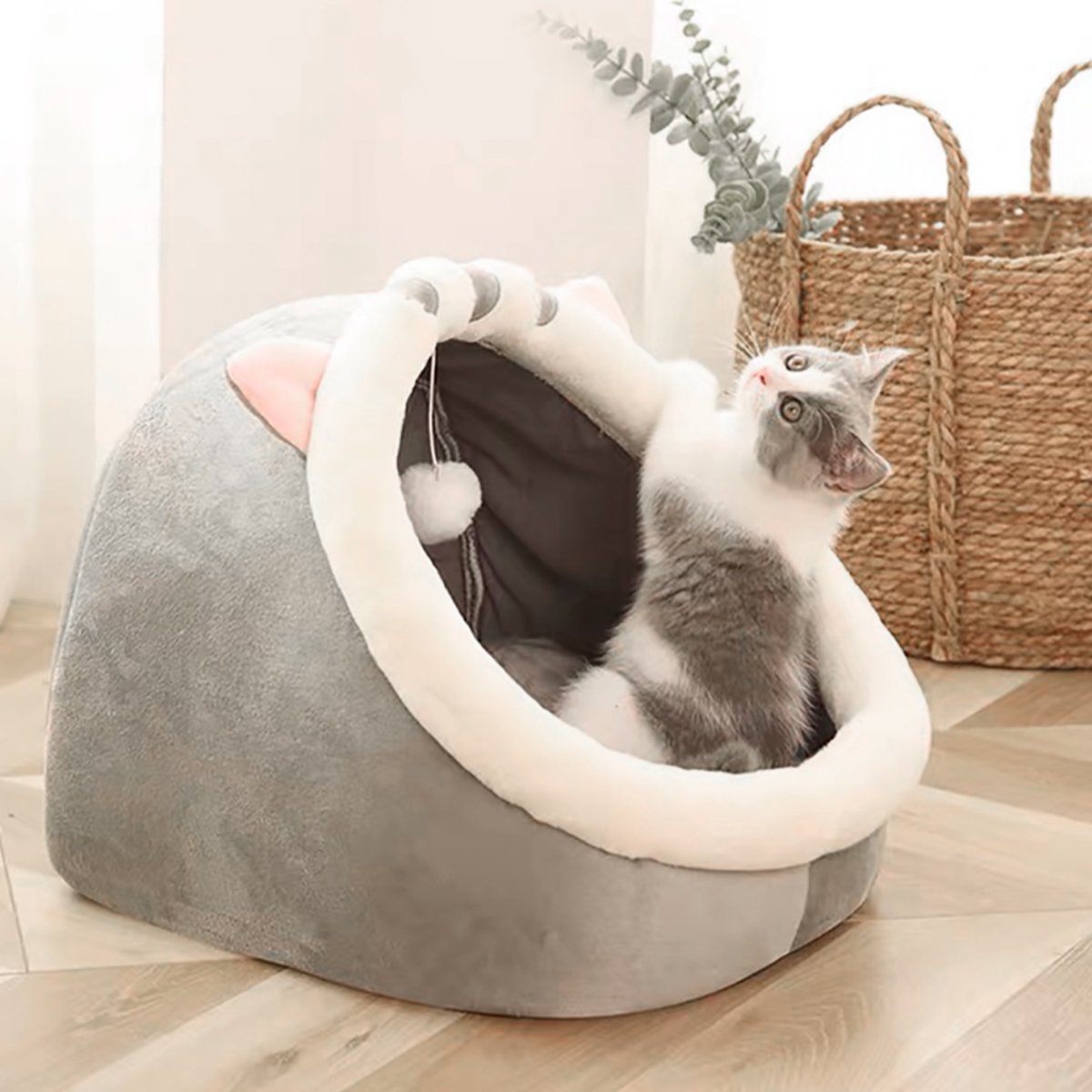 PL - Large Cat Beds 48*48*40Cm - Grey