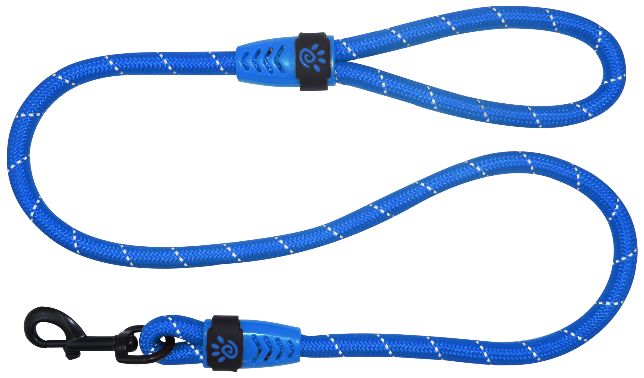 DOCO Reflective Rope Leash Ver.2 SMALL 8mm x 150cm-BLUE