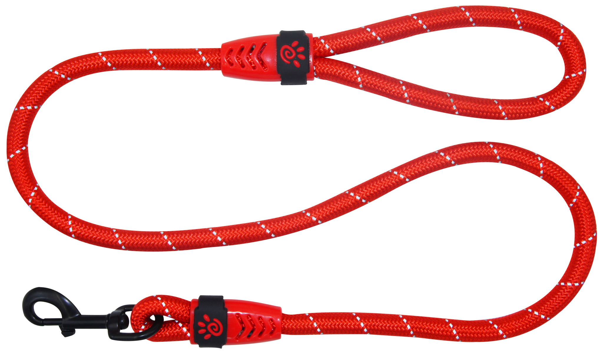 DOCO Reflective Rope Leash Ver.2 SMALL 8mm x 150cm-Red