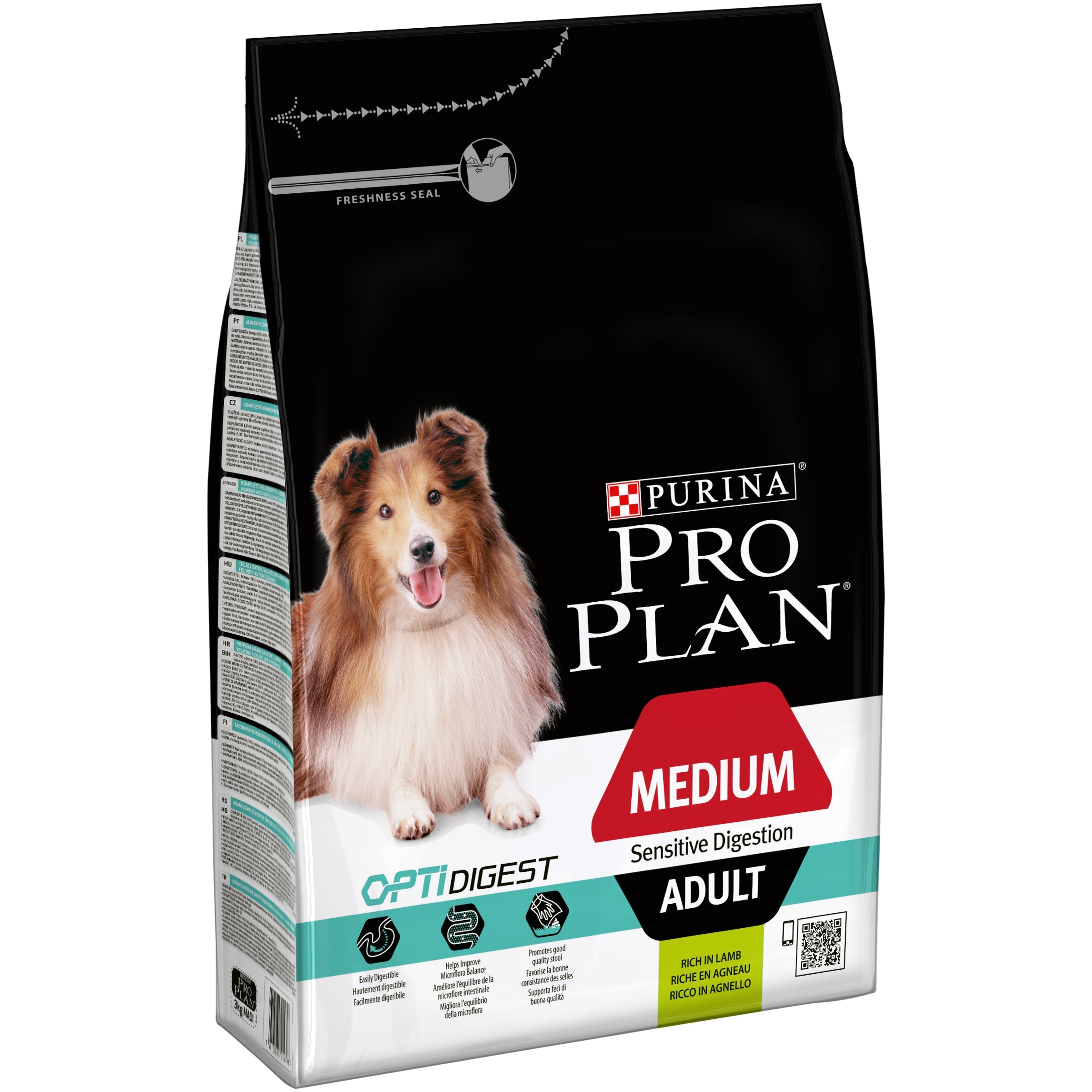Pro Plan - Medium Adult Sensitive Digestion Dog Lamb 3KG