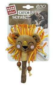 Gigwi - Lion Catch & Scratch Eco Line with Silvervine Leaves and Stick