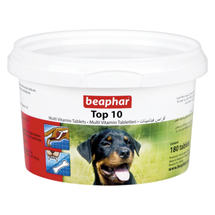 TOP 10 DOG MULTI-VITAMINS 180 TAB.